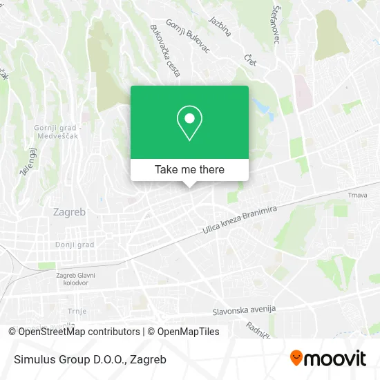 Simulus Group D.O.O. map