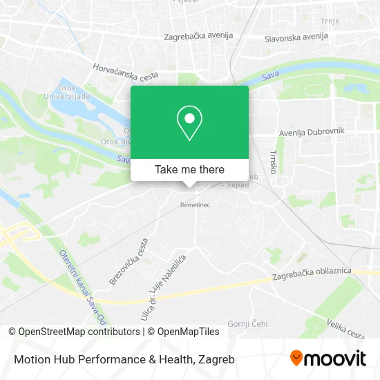 Motion Hub Performance & Health map