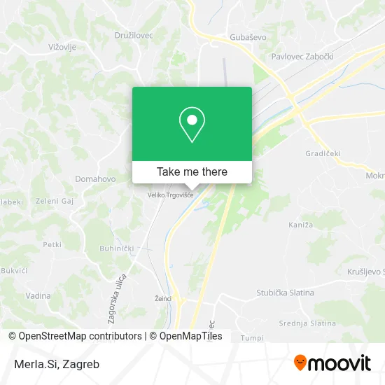 Merla.Si map
