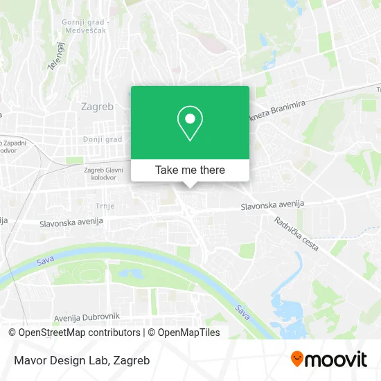 Mavor Design Lab map