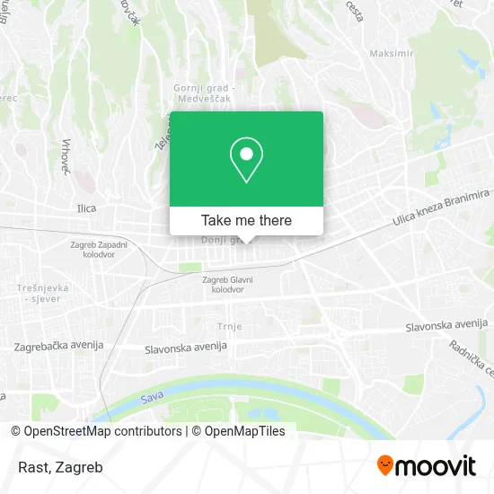 Rast map