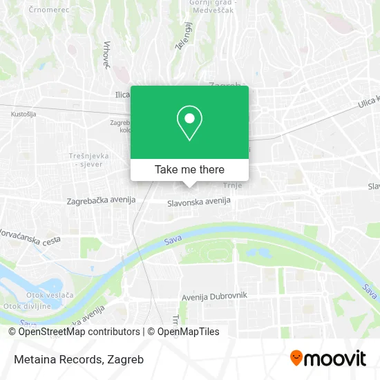 Metaina Records map