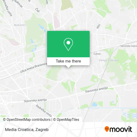 Media Croatica map