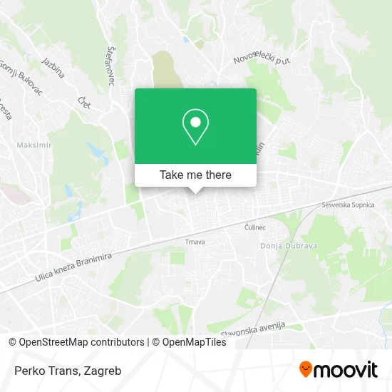 Perko Trans map