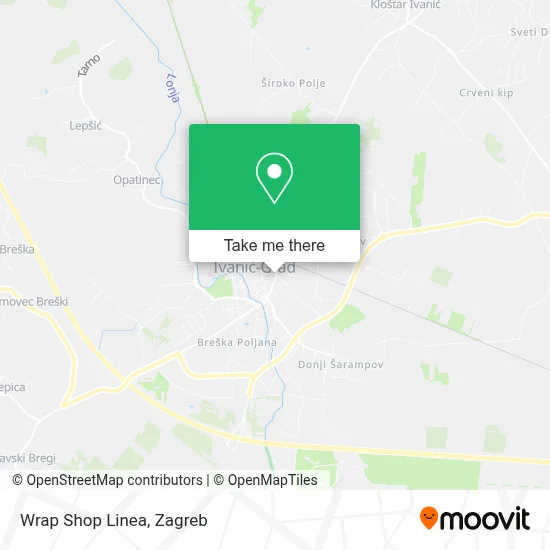 Wrap Shop Linea map
