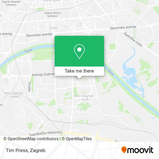 Tim Press map