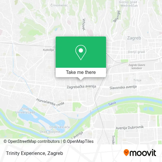 Trinity Experience map