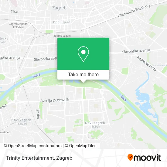Trinity Entertainment map