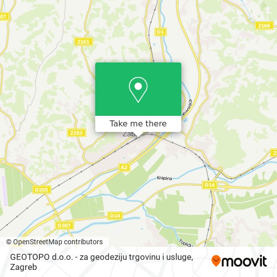 GEOTOPO d.o.o. - za geodeziju trgovinu i usluge map