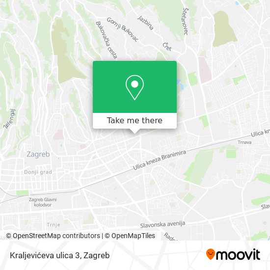 Kraljevićeva ulica 3 map