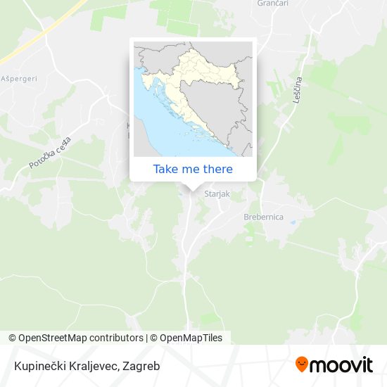 Kupinečki Kraljevec map