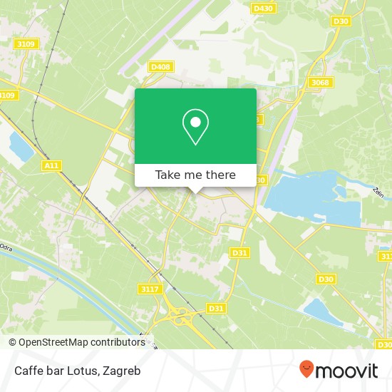 Caffe bar Lotus map