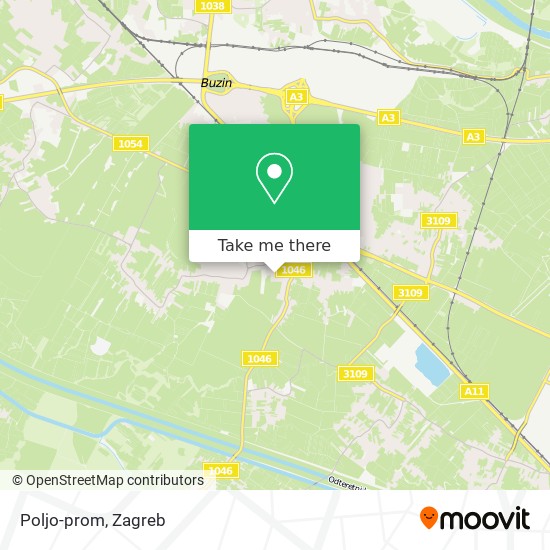 Poljo-prom map