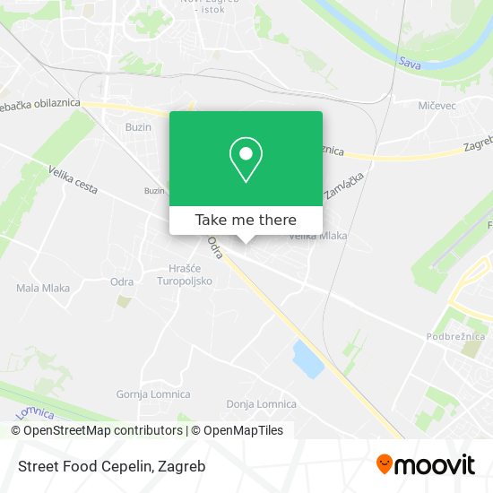 Street Food Cepelin map
