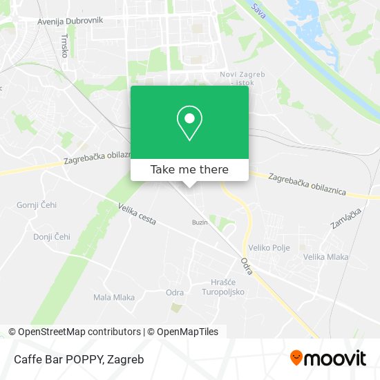 Caffe Bar POPPY map
