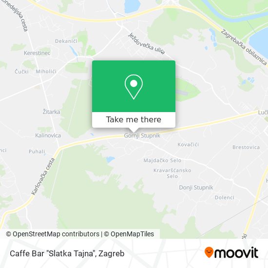 Caffe Bar "Slatka Tajna" map