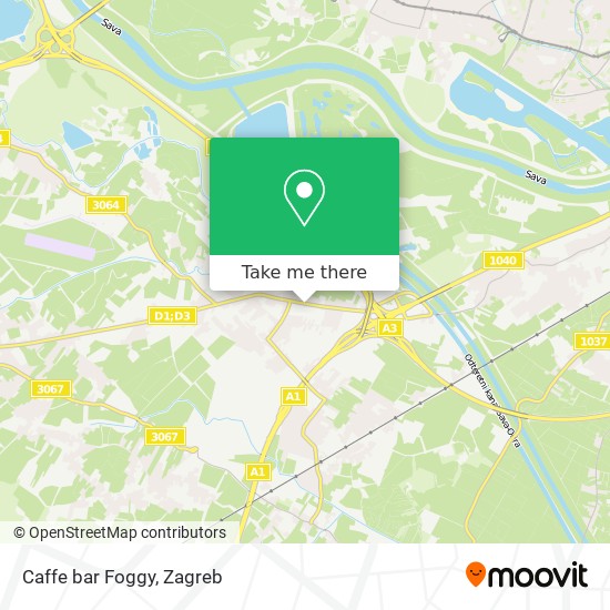 Caffe bar Foggy map