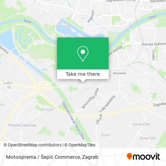 Motooprema / Šepić Commerce map