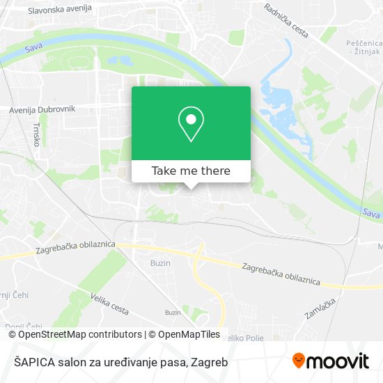 ŠAPICA salon za uređivanje pasa map