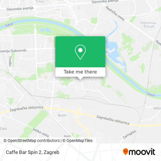 Caffe Bar Spin 2 map
