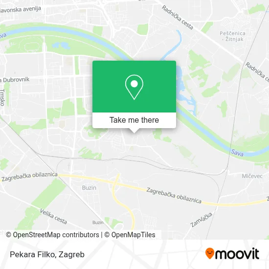 Pekara Filko map