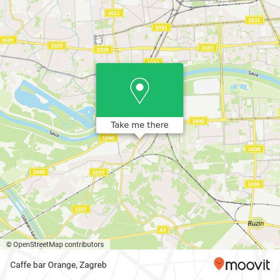 Caffe bar Orange map