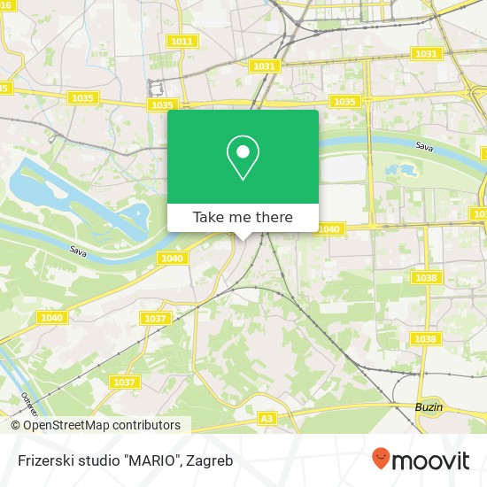 Frizerski studio "MARIO" map