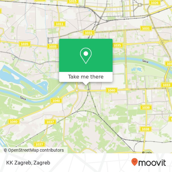 KK Zagreb map