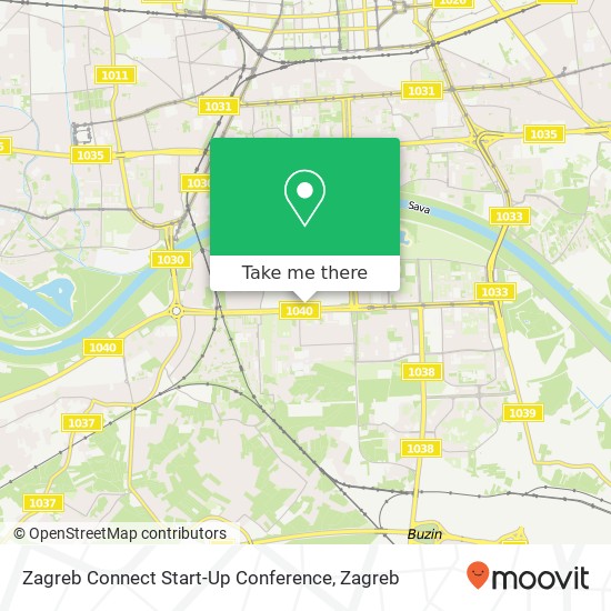 Zagreb Connect Start-Up Conference map