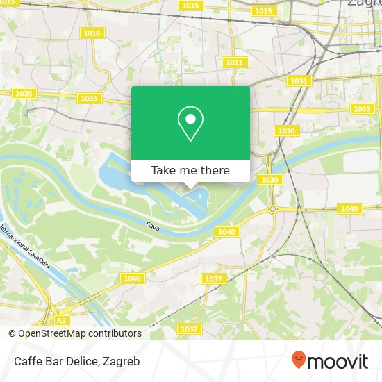 Caffe Bar Delice map