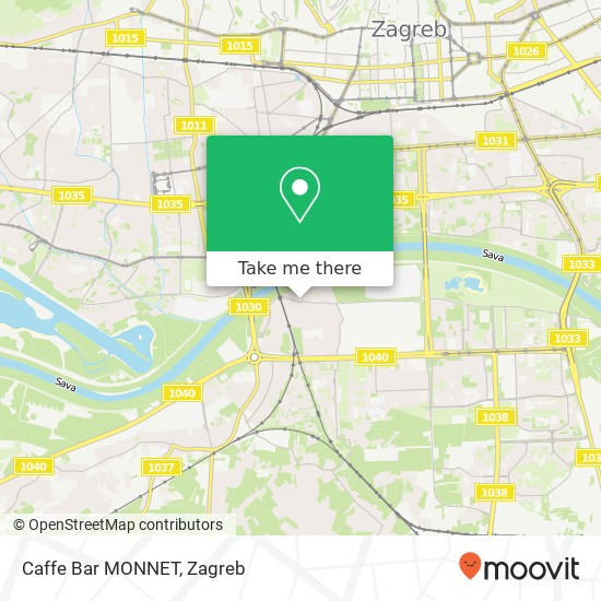 Caffe Bar MONNET map