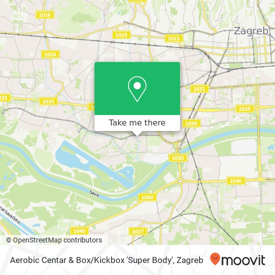 Aerobic Centar & Box / Kickbox 'Super Body' map