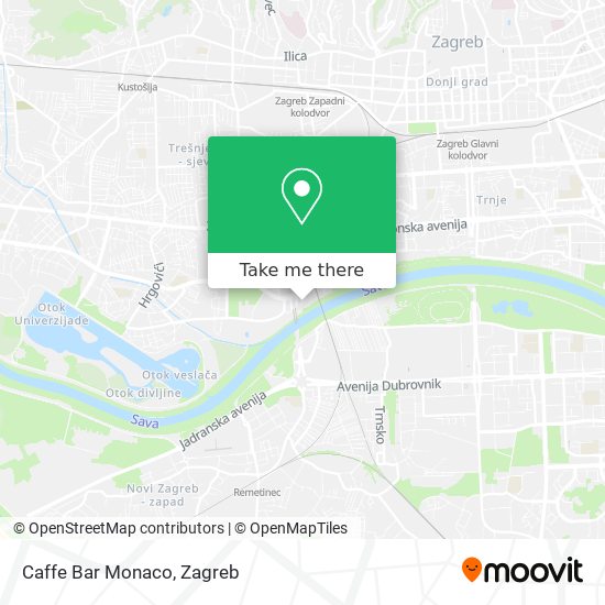 Caffe Bar Monaco map