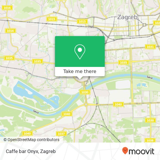 Caffe bar Onyx map