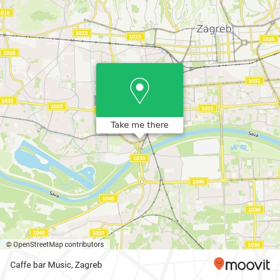 Caffe bar Music map