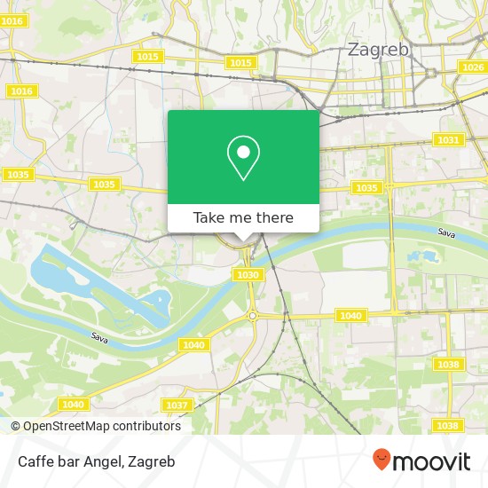 Caffe bar Angel map