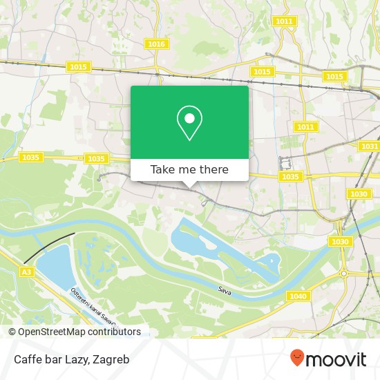 Caffe bar Lazy map