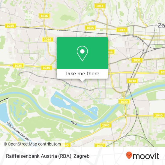Raiffeisenbank Austria (RBA) map