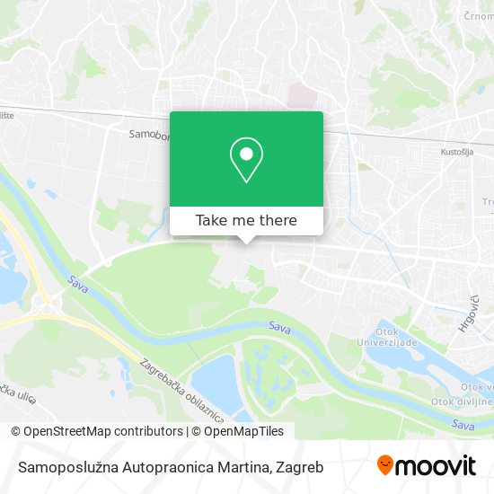 Samoposlužna Autopraonica Martina map