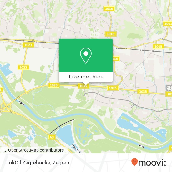 LukOil Zagrebacka map