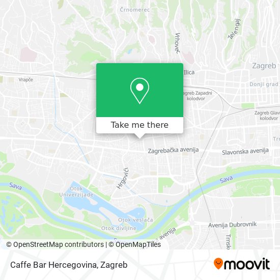 Caffe Bar Hercegovina map