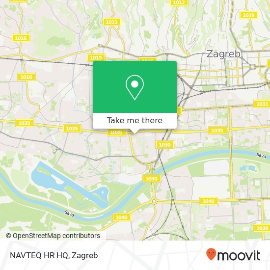 NAVTEQ HR HQ map