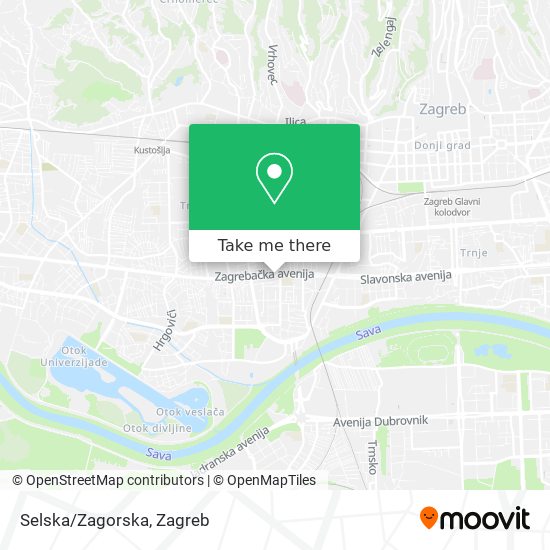 Selska/Zagorska map