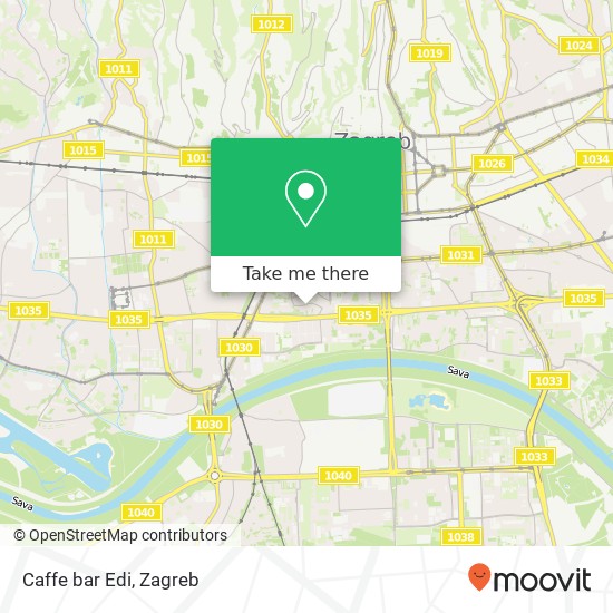 Caffe bar Edi map