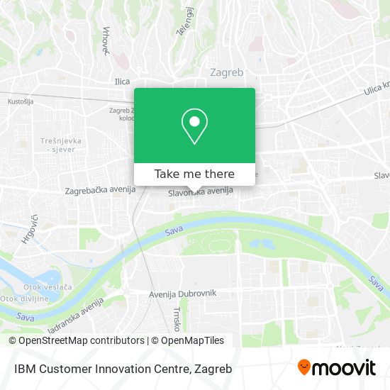 IBM Customer Innovation Centre map