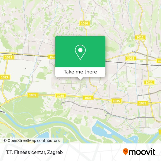 T.T. Fitness centar map