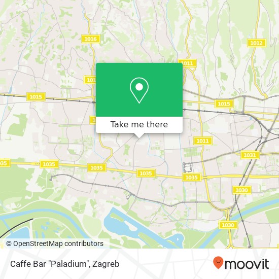 Caffe Bar "Paladium" map