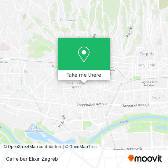 Caffe bar Elixir map