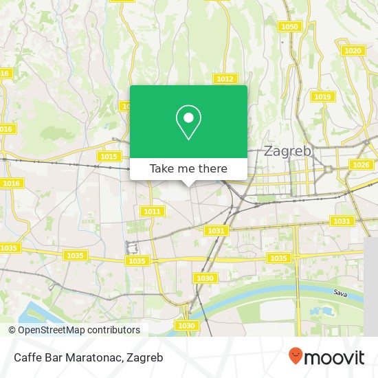Caffe Bar Maratonac map