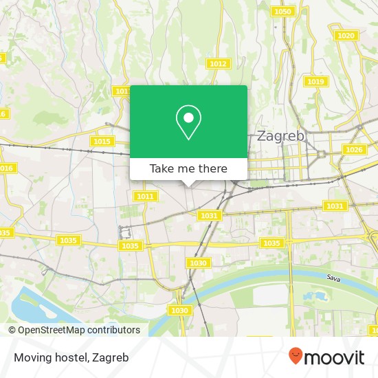 Moving hostel map